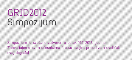 GRID Simpozijum 2012